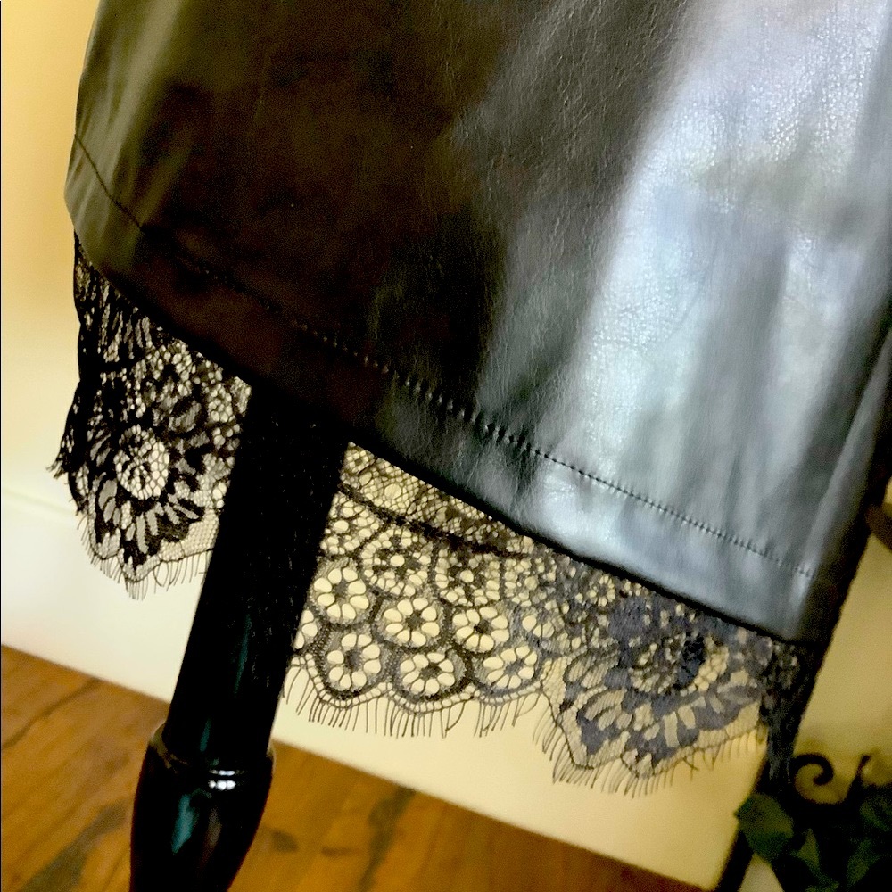 High waist Pleather skirt - Picture 8 of 10